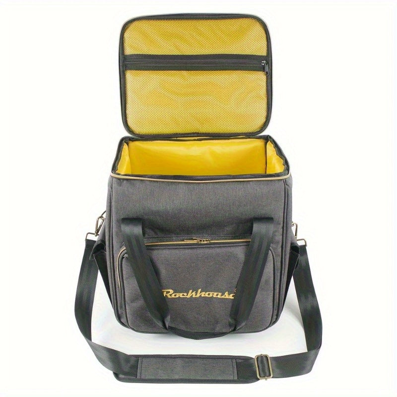 FF Bonfires Vinyl Record Carrying Bag - 45 LP Capacity with Separation Layer -Recordshaven