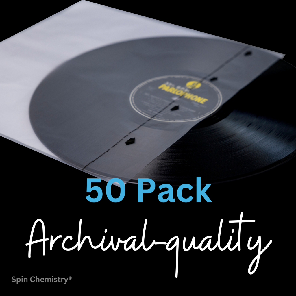 200 Pack Archival Grade 12" Record Inner Sleeves (Audiophiles)