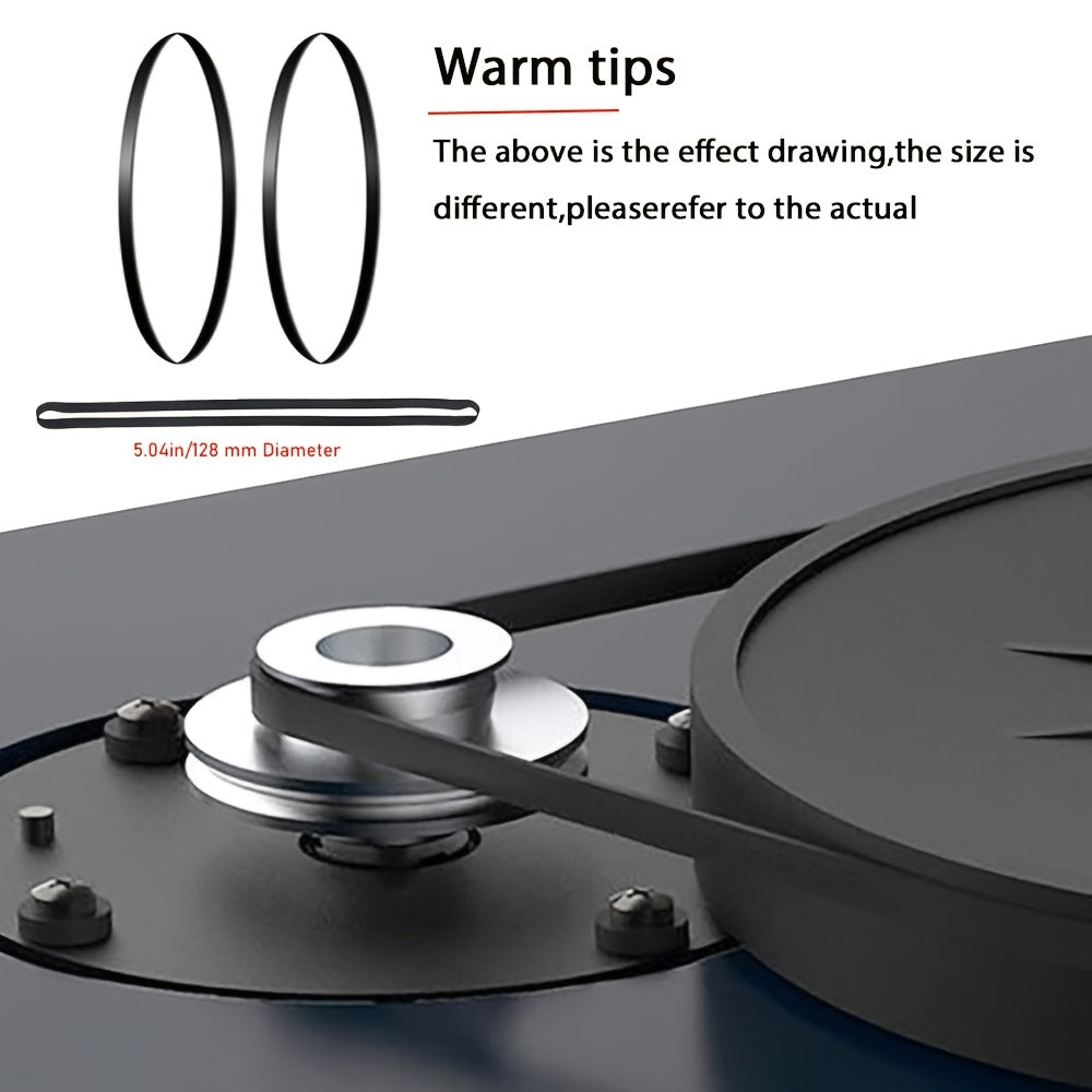 3-Speed Belt-Driven Vintage Turntable - Built-in Speakers, FM Radio, 3.5mm/Line Out + 2 Belts & 2 Styli -Recordshaven