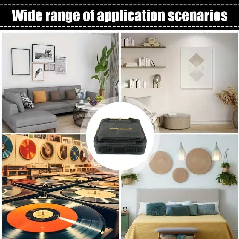 FF Bonfires Record Storage Bag - Travel Organizer with Dividers for Albums -Recordshaven