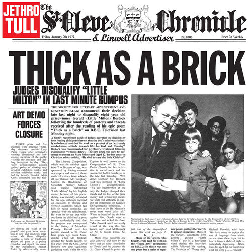 Jethro Tull: Thick As a Brick (Vinyl)