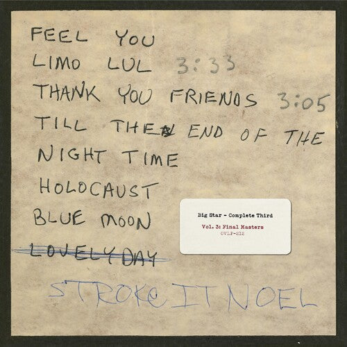 Big Star: Complete Third: Vol. 3: Final Masters (2 LP, Includes Download Card) (Vinyl)