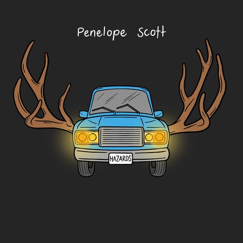 Penelope Scott: Hazards - White & Black A-Side/B-Side (Vinyl)