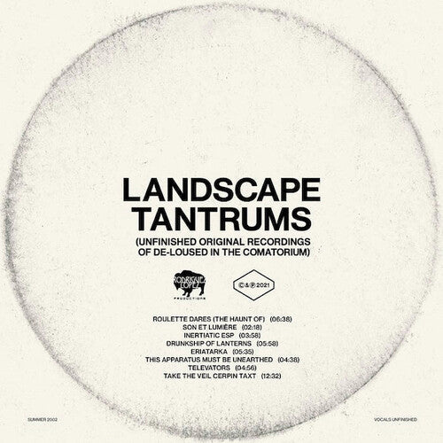 The Mars Volta: Landscape Tantrums: Unfinished Original Recordings Of De-Loused In The Comatorium - Clear Vinyl (Vinyl)