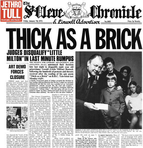 Jethro Tull: Thick As A Brick (50th Anniversary Edition) (Vinyl)