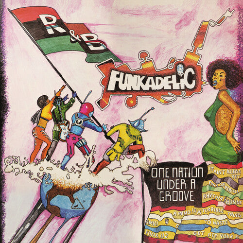 Funkadelic: One Nation Under A Groove - Red & Green Colored Vinyl with Bonus 12-Inch (Vinyl)