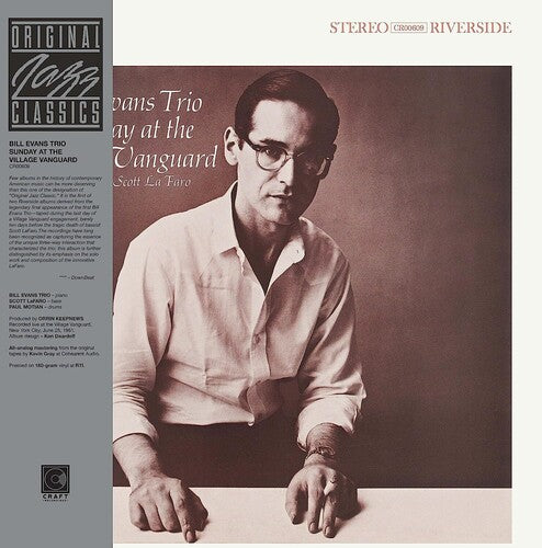 Bill Evans: Sunday At The Village Vanguard (Original Jazz Classics Series) (Vinyl)