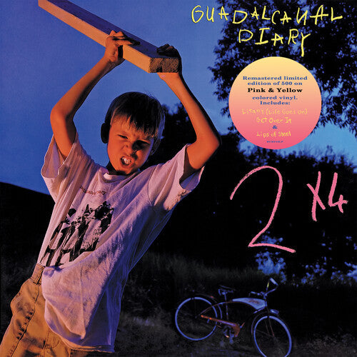 Guadalcanal Diary: 2 X 4 - Pink/yellow Swirl - Vinyl LP