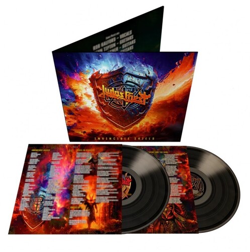Judas Priest: Invincible Shield - Deluxe Gatefold Black Vinyl with Alternate Cover Artwork - Vinyl LP