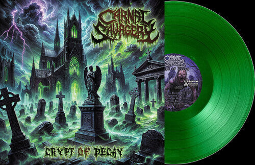 Carnal Savagery: Crypt of Decay - Cemetery Green (Vinyl)