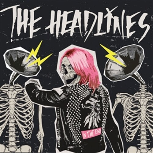 The Headlines: In the End - Pink/White/Black Haze (Vinyl)
