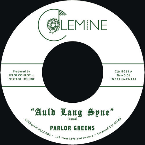 Parlor Greens: Auld Lang Syne / Everyday Will Be Like a Holiday (Vinyl)