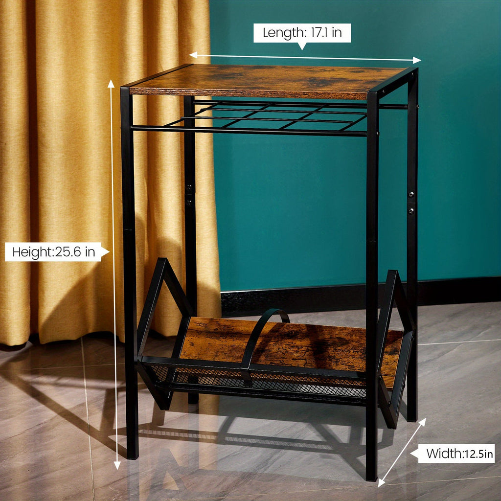 Painted Finish Multi-Functional Desktop Organizer for Vinyl, Magazines (Home/Office/Dorm) -Recordshaven