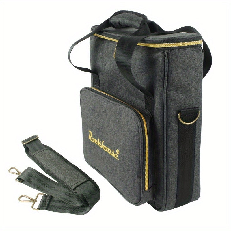 FF Bonfires Record Storage Bag - Travel Organizer with Dividers for Albums -Recordshaven