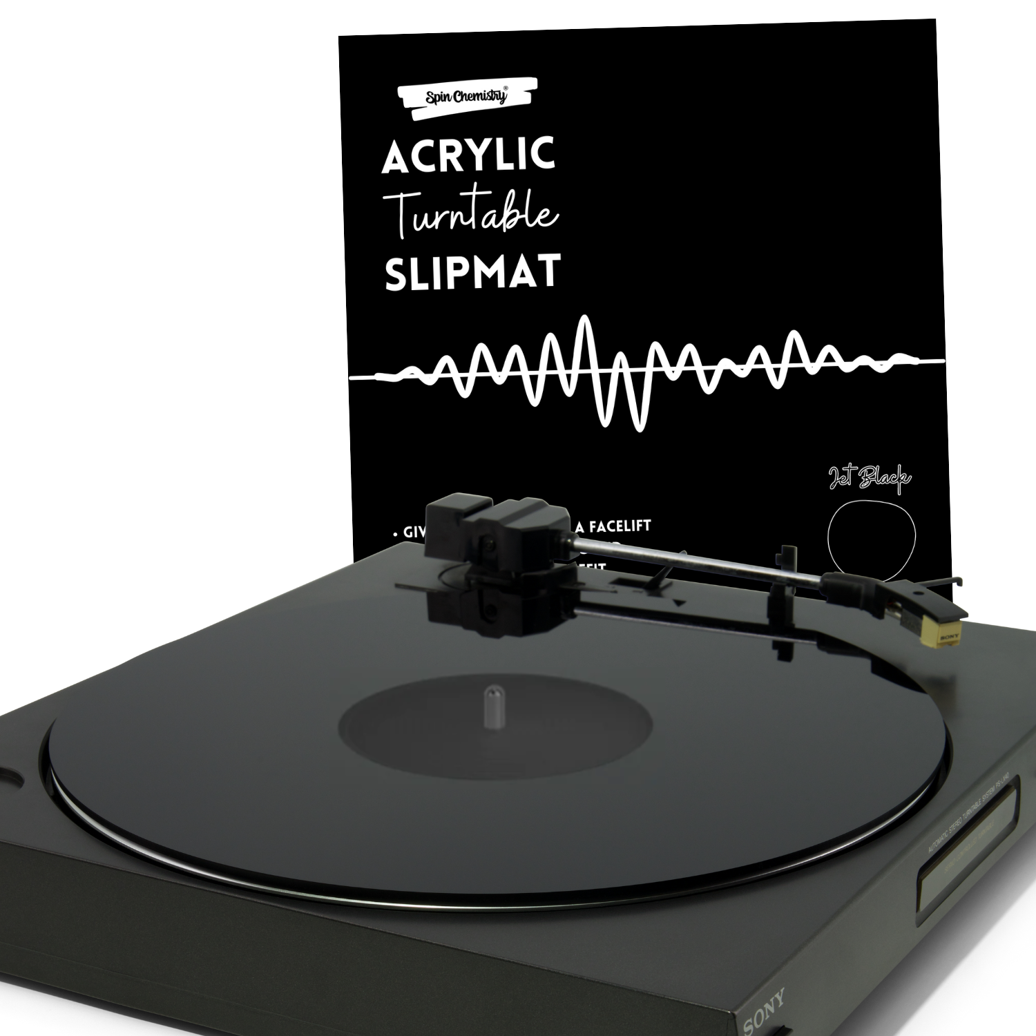 Acrylic Turntable Slipmat (Jet Black)