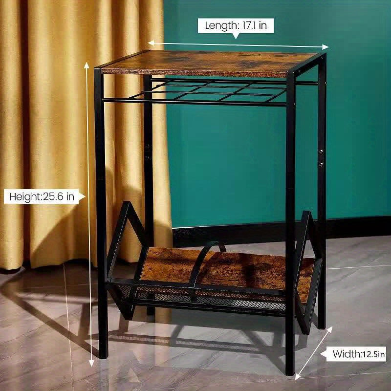 Painted Finish Multi-Functional Desktop Organizer for Vinyl, Magazines (Home/Office/Dorm) -Recordshaven