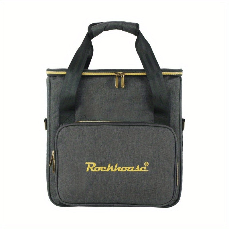 FF Bonfires Record Storage Bag - Travel Organizer with Dividers for Albums -Recordshaven