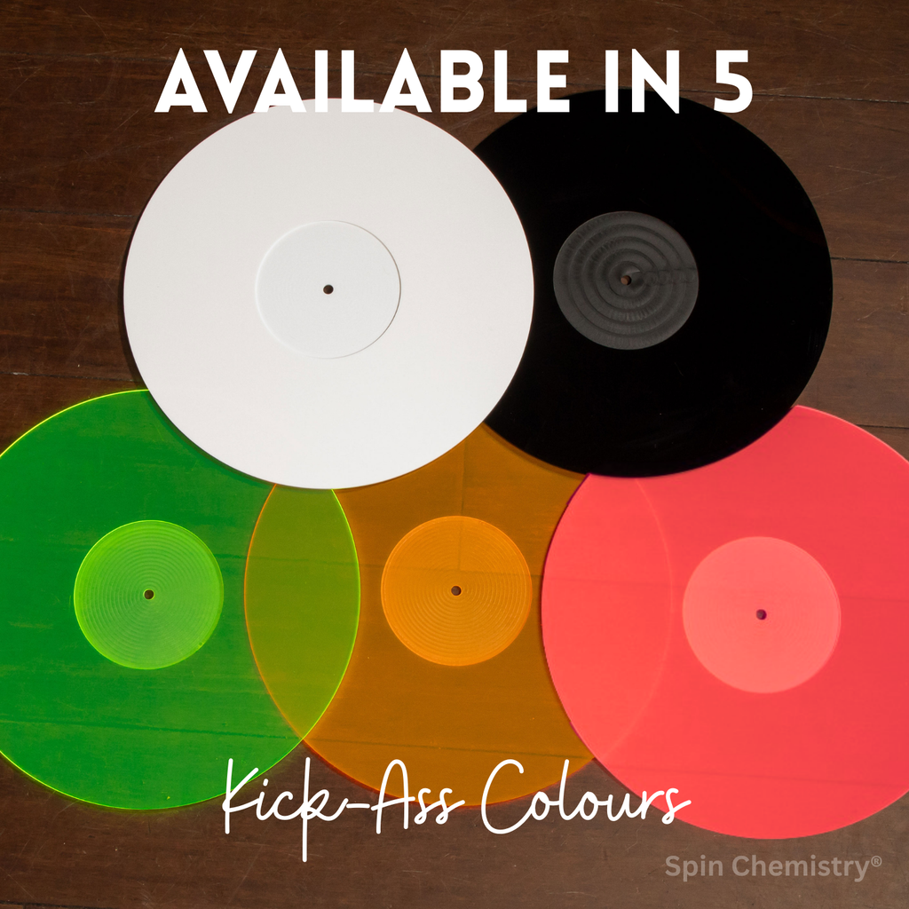 Acrylic Turntable Slipmat (Orange Crush)