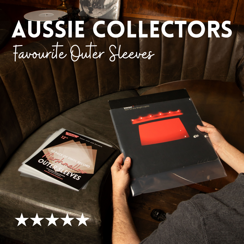 [BUNDLE] 50 Pack 12" Marshmallow Outer Sleeves + Complete Record Cleaning Kit