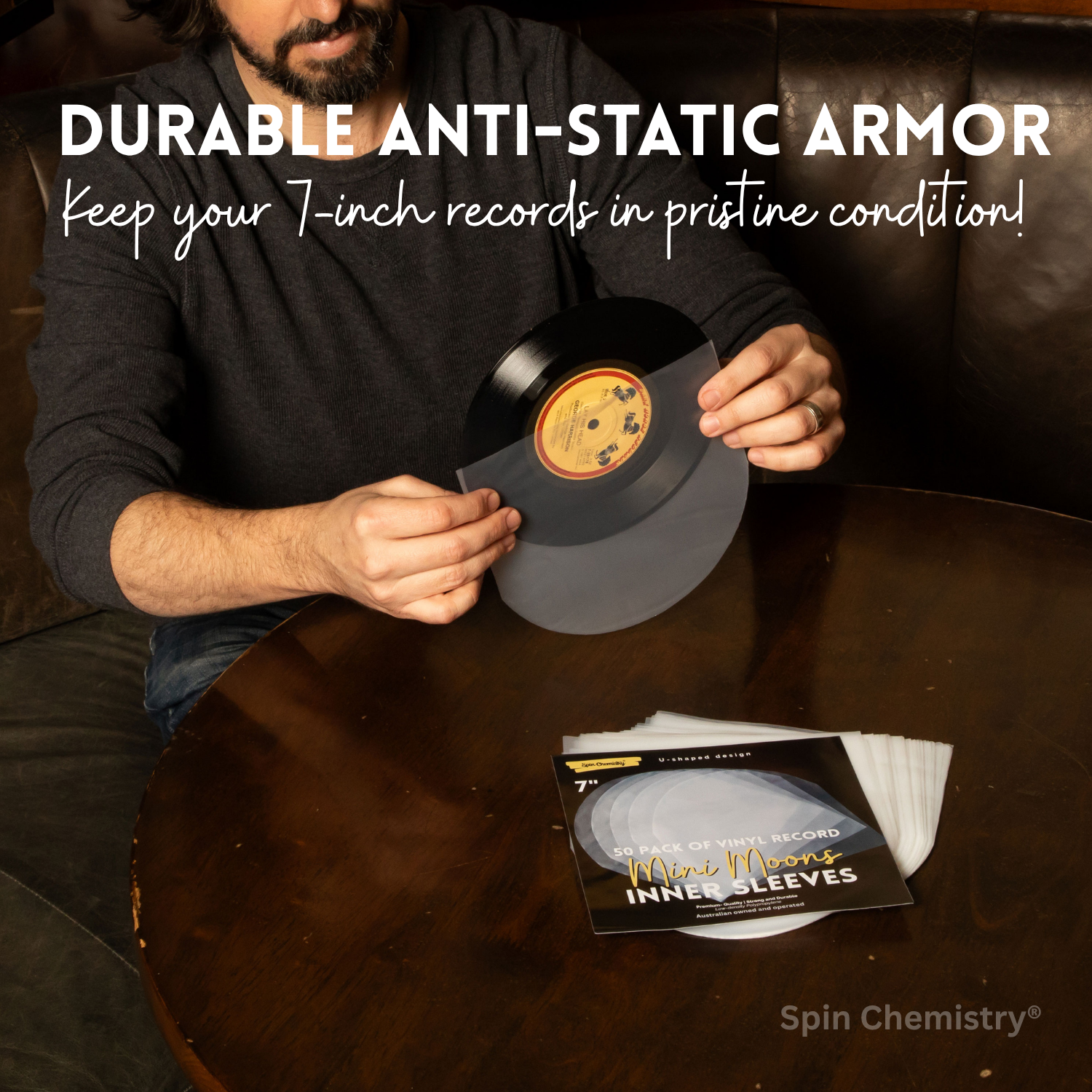 7-Inch Record Inner Sleeves (Mini Moons)