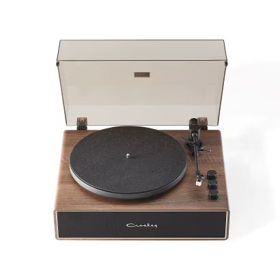 Crosley Stave Record Player (Walnut/Gold)