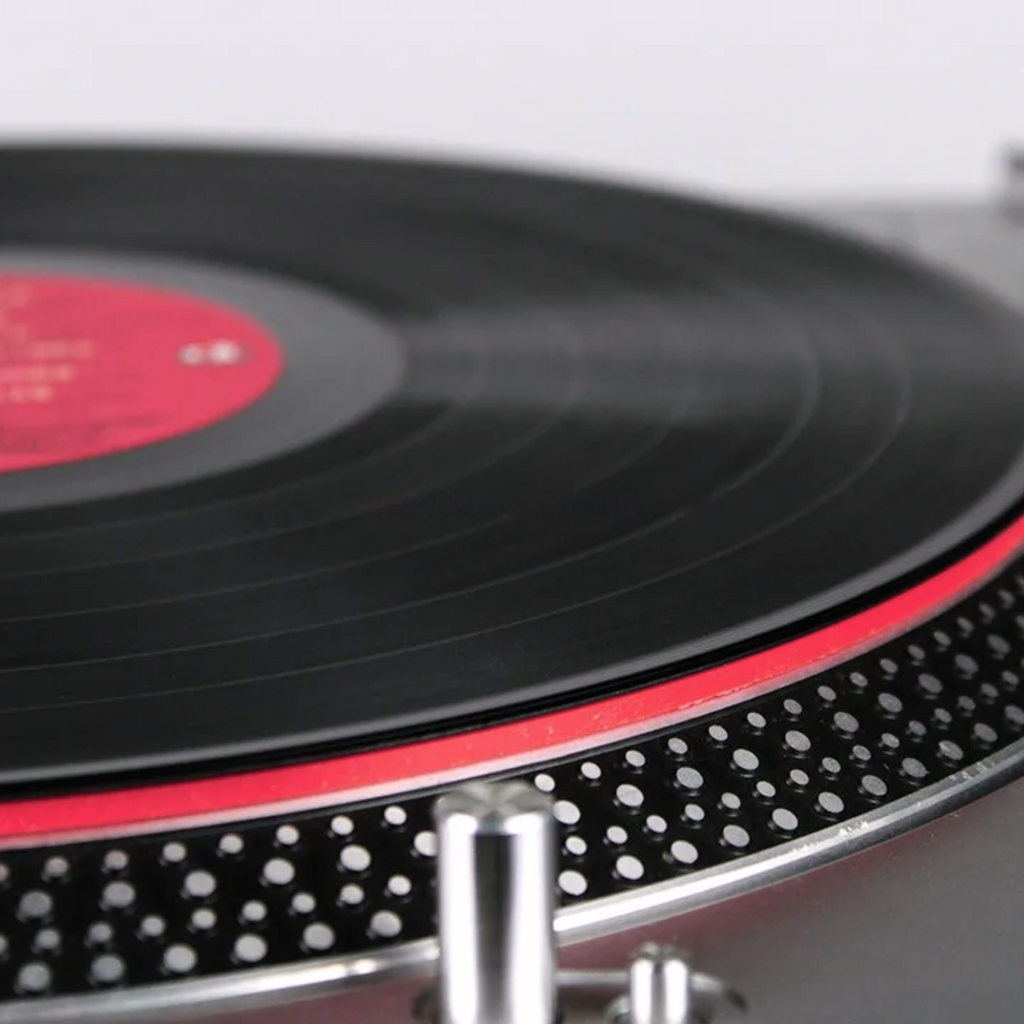 Acrylic Turntable Slipmat (Rebel Rose) Pink