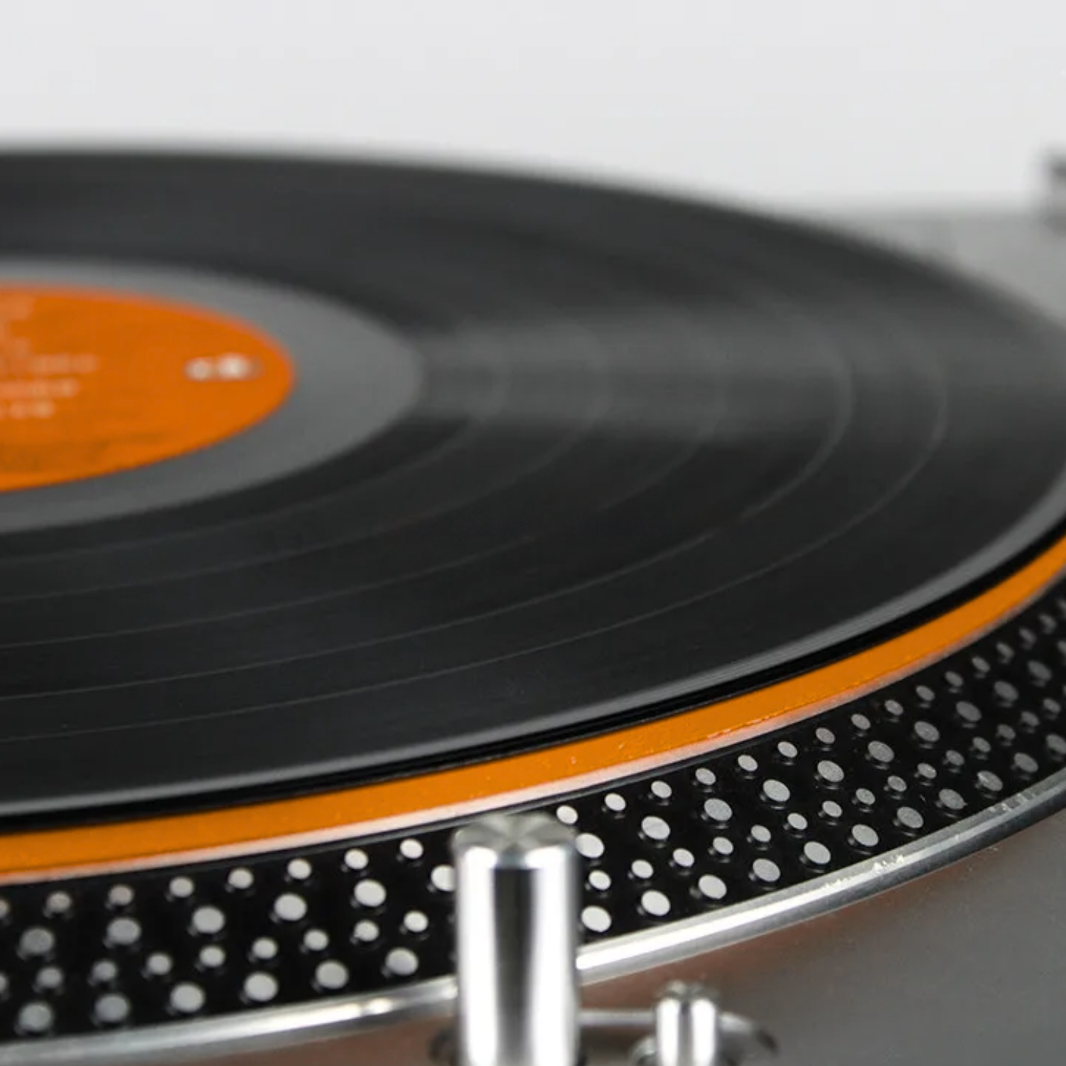 Acrylic Turntable Slipmat (Orange Crush)