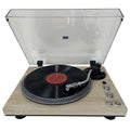 Pine Wood Belt-Driven Turntable - 33/45 RPM, Preamp, Aluminum Platter & RCA Line Out (Valentine Gift) -Recordshaven