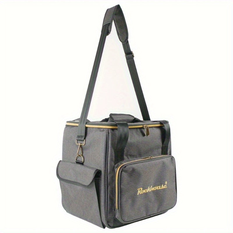 FF Bonfires Vinyl Record Carrying Bag - 45 LP Capacity with Separation Layer -Recordshaven